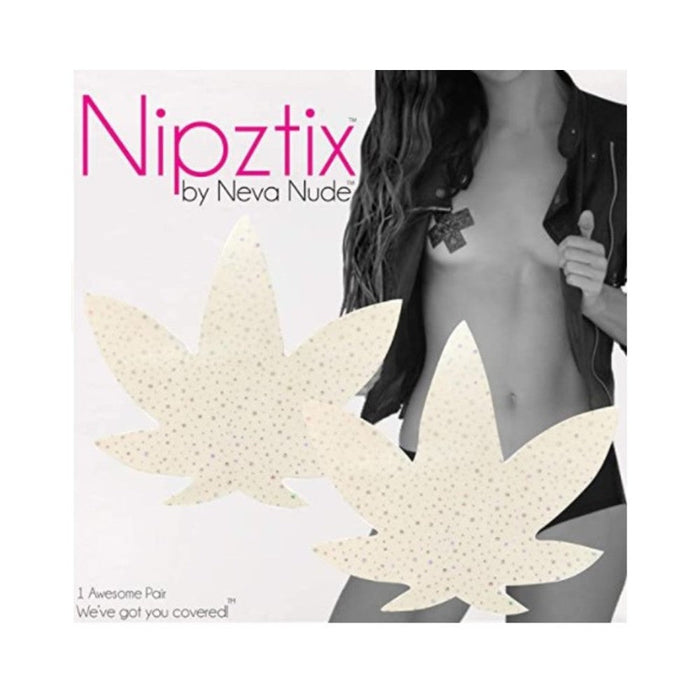 Neva Nude Pasty Weed Leaf Supernova Glow | SexToy.com