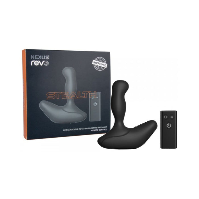 Nexus Revo Stealth Remote Control Rotating Prostate Massager - Black | SexToy.com