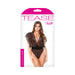 Kendall Lace Kimono Teddy L/xl Black | SexToy.com