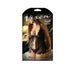 Vixen Moonlight Serenade Babydoll & G-string L/xl Black | SexToy.com