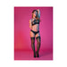 Magic Silk Sexy Time Halter Bandeaux & Panty Set Black Queen Size | SexToy.com