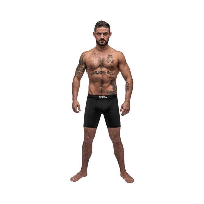 Male Power Black Nite Long Leg Short Black Medium | SexToy.com