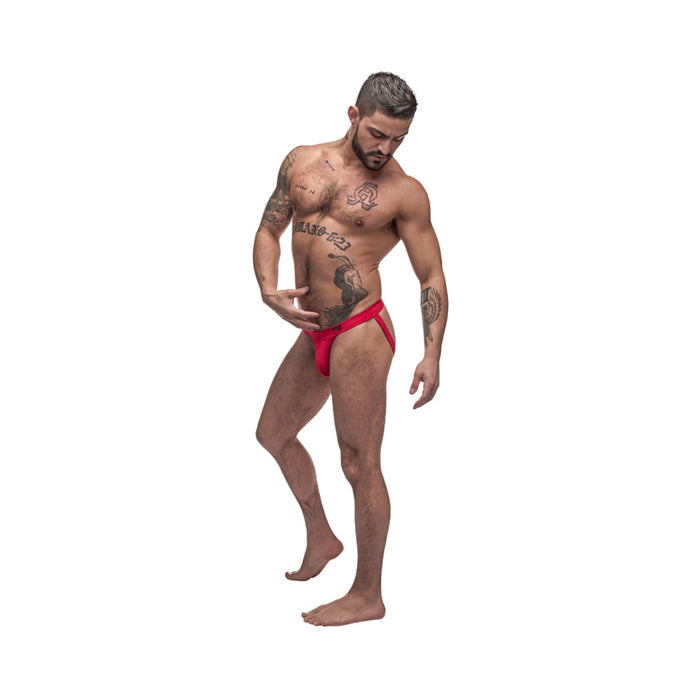Male Power Pure Comfort Modal Sport Jock Red Sm | SexToy.com