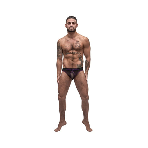 Male Power Airotic Mesh Enhancer Thong Black Sm | SexToy.com