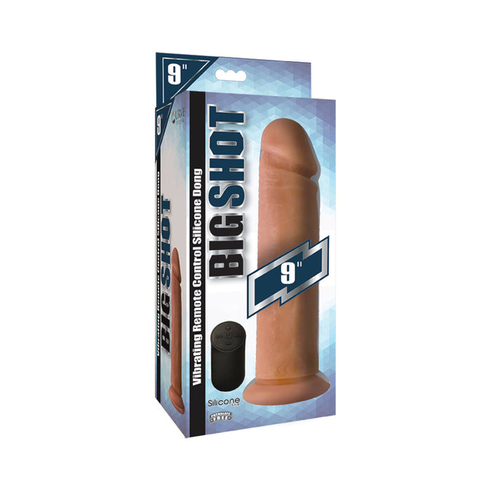 Big Shot Silicone Vibrating Dong Light 9in | SexToy.com