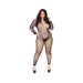 Crystalized Seamless Fishnet Long Sleeved Bodystocking. | SexToy.com
