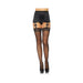 Sheer Lace Top Stockings With Rhinestone Backseam And Mini Bow Accent. | SexToy.com