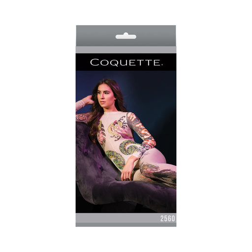 Tattoo Print Body Stocking Nude Os | SexToy.com