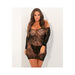 Seductive Lace Dress Black 1x/2x | SexToy.com