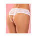 All Tied Up Open Back Panty White S/M | SexToy.com