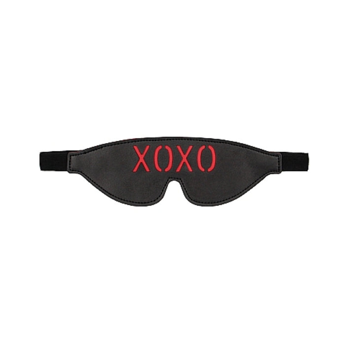 Ouch! Blindfold - XOXO - Black | SexToy.com