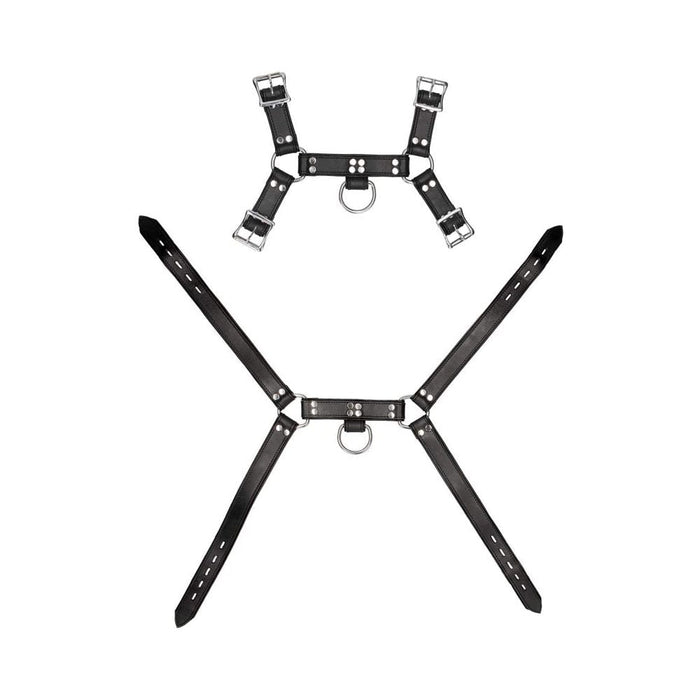 Ouch! Pain - Saddle Leather Heavy Duty Male Chest Harness | SexToy.com