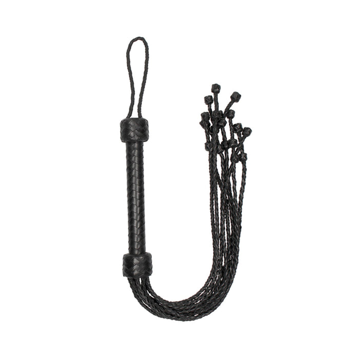 Ouch! Pain - Saddle Leather Braided Flogger | SexToy.com