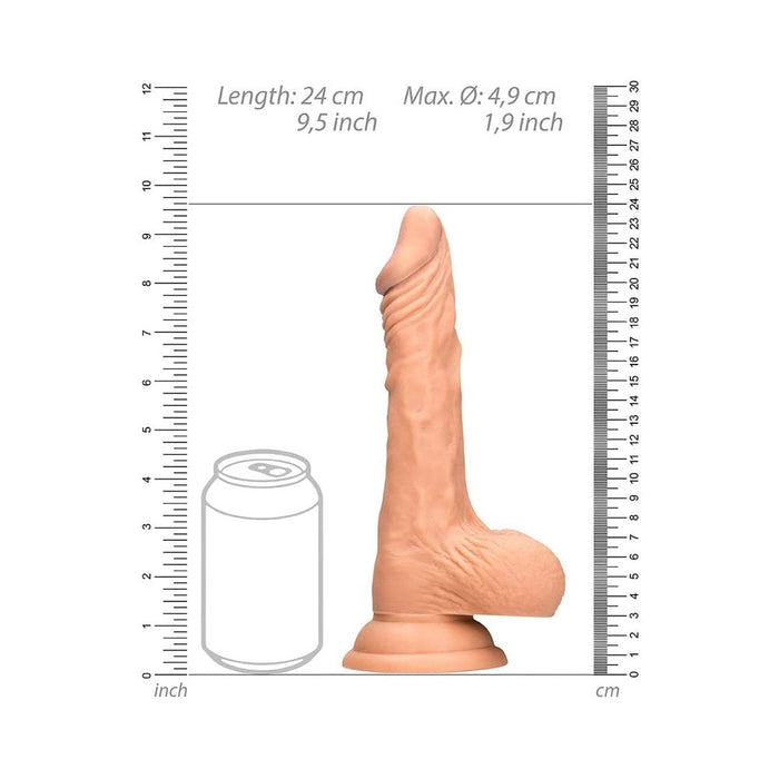 Realrock - 9 inches Realistic Dildo With Balls | SexToy.com