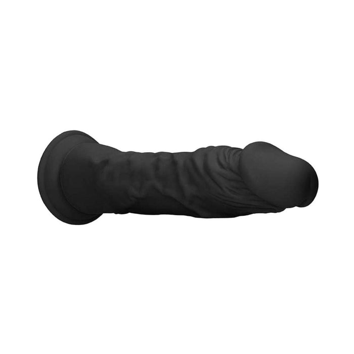 Realrock - 10 / 25 Cm Realistic Dildo - Black | SexToy.com