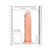 Realrock - 10 / 25 Cm Realistic Dildo - Flesh | SexToy.com