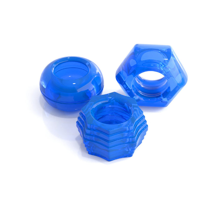 Classix Deluxe Cock Ring Set Blue | SexToy.com