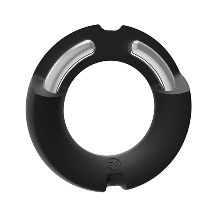 Kink By Doc Johnson Hybrid Silicone Covered Metal Cock Ring 45mm | SexToy.com