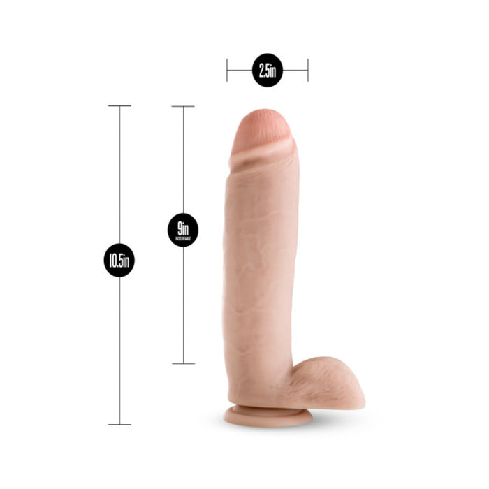 Silicone Willy's - 10.5 Inch Silicone Dildo With Suction Cup | SexToy.com