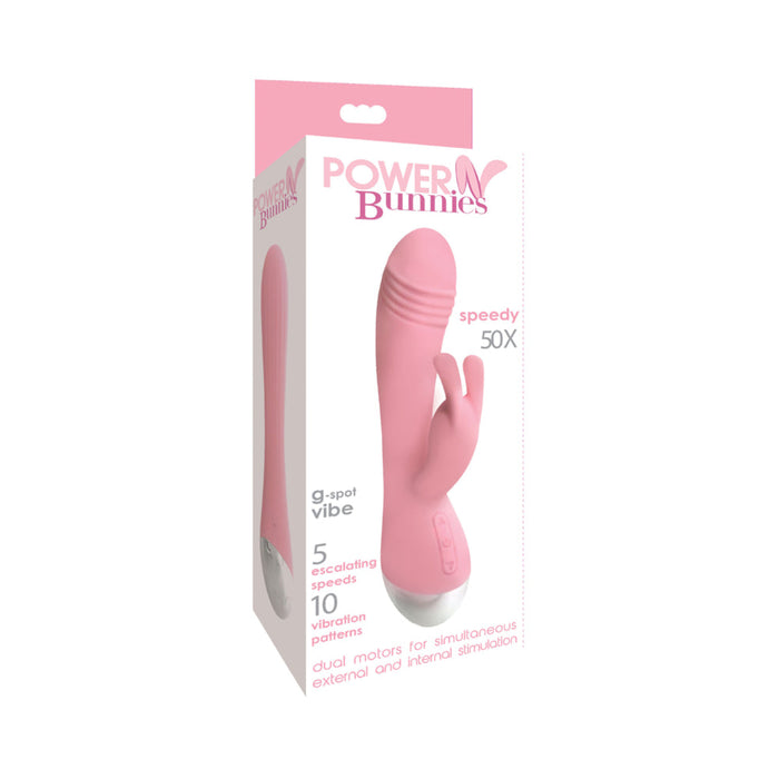 Power Bunnies Speedy  50X Light Pink | SexToy.com