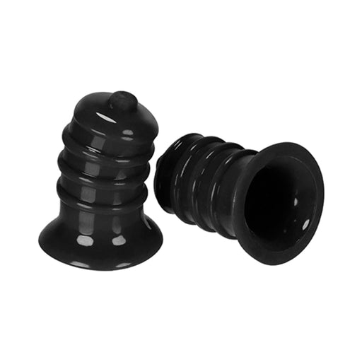 Hunkyjunk Elong Wide Base Nipsucker Black | SexToy.com