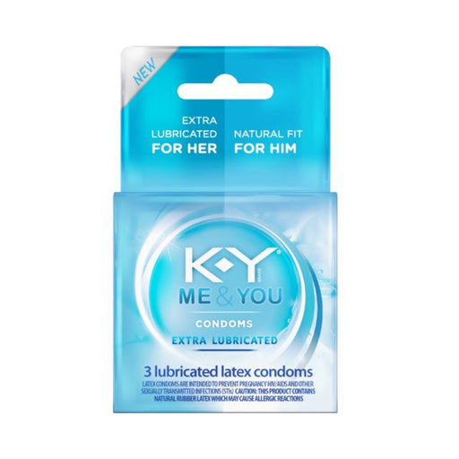 K-y Extra Lubricated Condom 3ct | SexToy.com