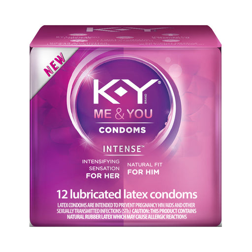 K-Y Intense Condom 12ct | SexToy.com
