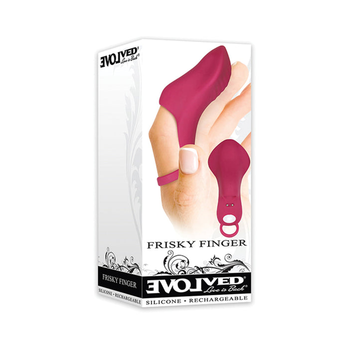 Evolved Frisky Finger Burgundy | SexToy.com