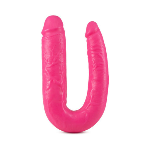 Big As Fuk 18 Inches Double Head Cock Pink | SexToy.com