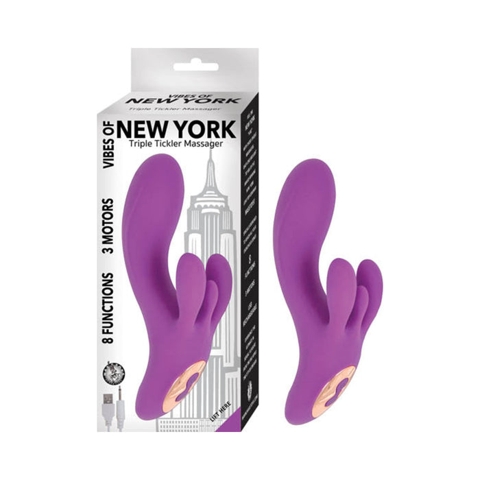 Vibes Of New York Triple Tickler Massager | SexToy.com