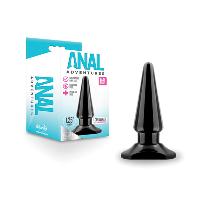 Anal Adventures Easy Plug Black | SexToy.com