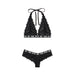 Vibes Not Your Bitch Bralette/panty L/xl Blk | SexToy.com