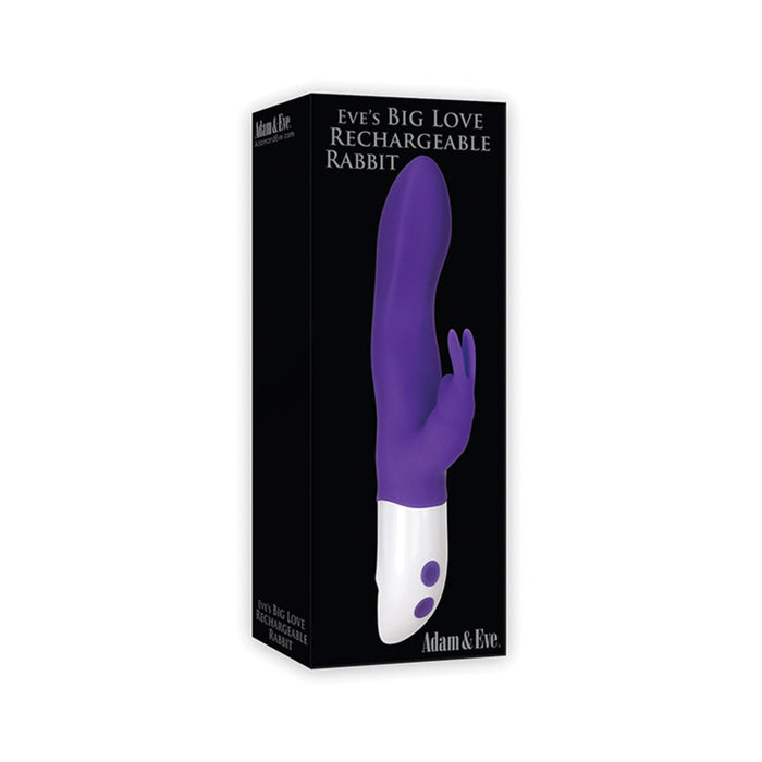 A&e Eve's Big Love Rechargeable Rabbit Purple | SexToy.com