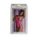 Ms Sheer Mesh Cupless Teddy Pink 1 Size Queen | SexToy.com