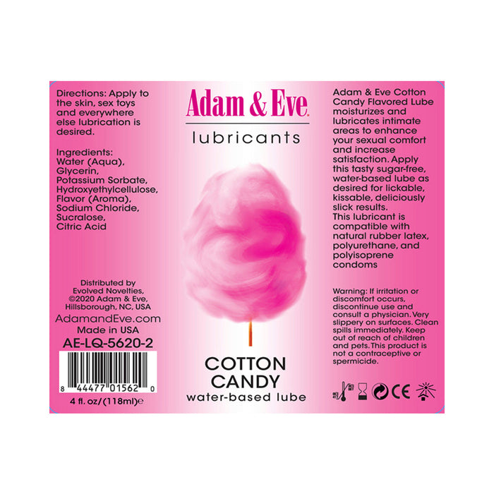 A&E Cotton Candy Water Based Lube 4oz | SexToy.com