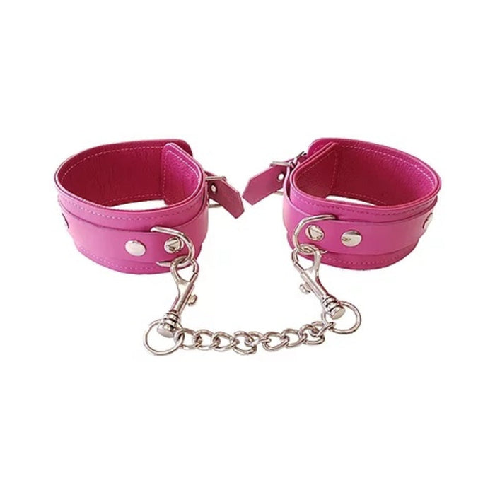 Plain Leather Wrist Cuffs | SexToy.com