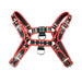 O.t.h Leather Harness - Black With Red Accessories Size Extra Large | SexToy.com
