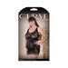 Curve Isabelle Black Dress W/ Panty 1x/2x | SexToy.com