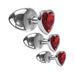 Three Hearts Gem Anal Plug Kit | SexToy.com