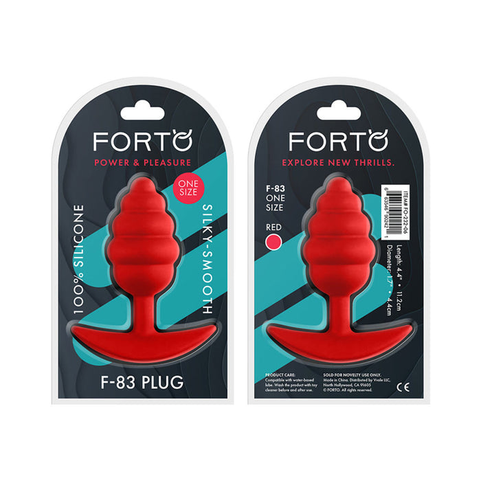 Forto F-83: Honey Dipper Plug 100% Silicone | SexToy.com