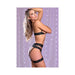 Ms Risque Business Bra & Panty Black S/m | SexToy.com