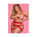 MS Risque Business Bra & Panty Red 1SQ | SexToy.com