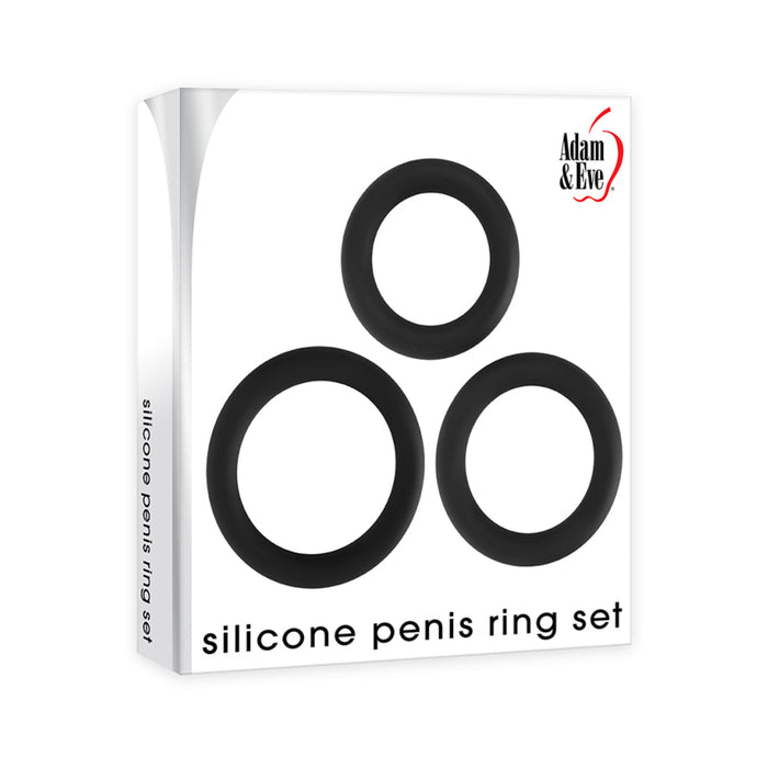 A&E Silicone Penis Ring Set Of 3 | SexToy.com