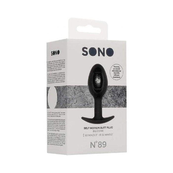 Sono No. 89 - Self Penetrating Butt Plug - Black | SexToy.com
