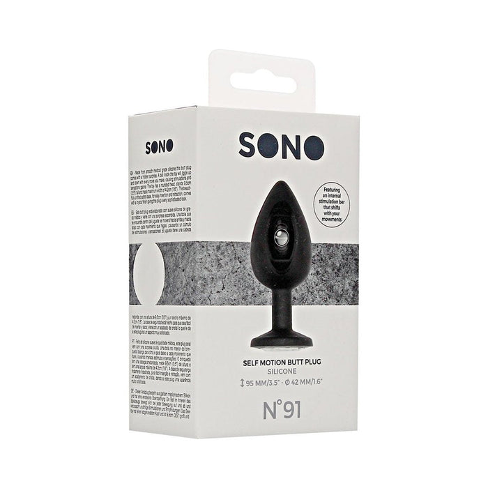 Sona N0. 91 - Self Penetrating Butt Plug - Black | SexToy.com
