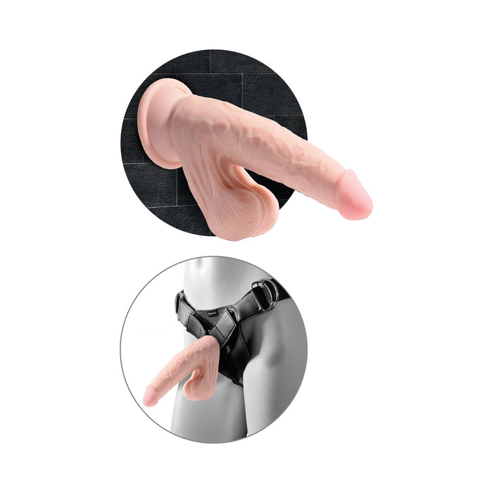 King Cock Triple Density Cock 6 In With Swinging Balls | SexToy.com