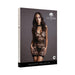 Shots Le Desir Criss Cross Neck Mini Dress Os Black | SexToy.com