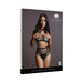 Shots Le Desir Duo Key Hole Bra Set Os Black | SexToy.com