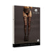 Shots Le Desir Suspender Striped Pantyhose Os Black | SexToy.com
