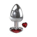 Large Red Heart Gem Anal Plug | SexToy.com